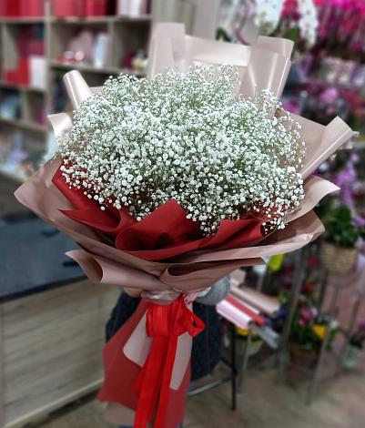 Букет цветов из: Гипсофила в Ахтимнеево