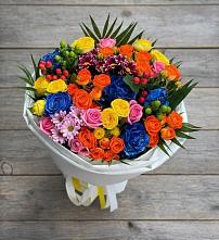 Букет цветов из:  Розы и Хризантемы #REPLACE_PRED# Ахтимнеево